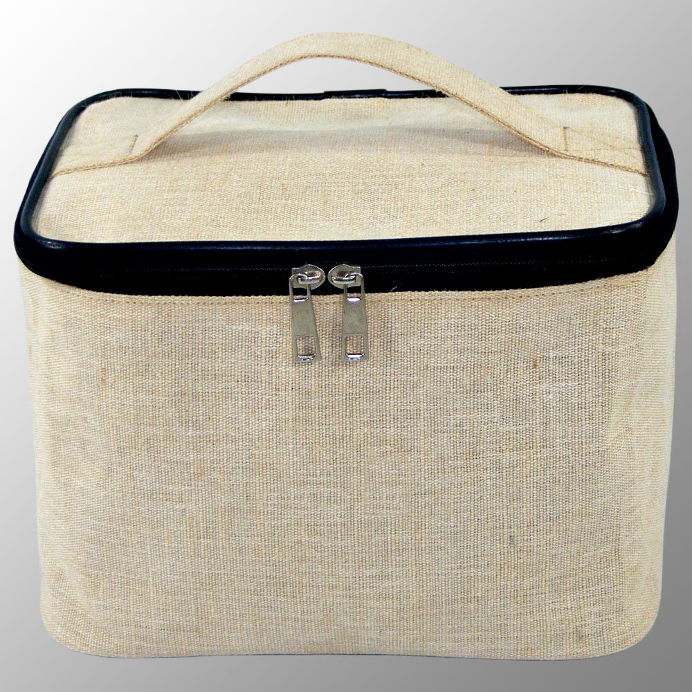 Jute Cotton Vanity Bag