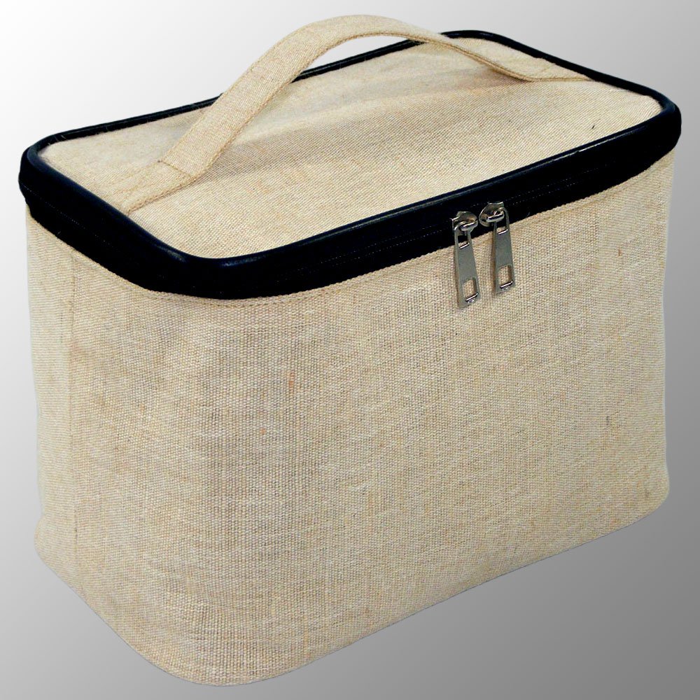 Jute Cotton Vanity Bag