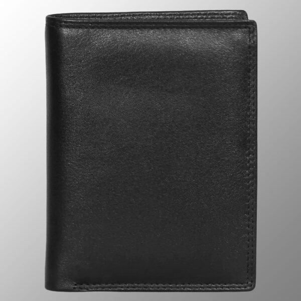 Genuine Nappa Leather Credit Card Wallet # S5741P made from Cow Leather with multiple card and currency slots