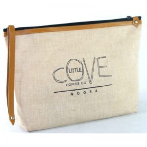 juco toilet bag with leather trims