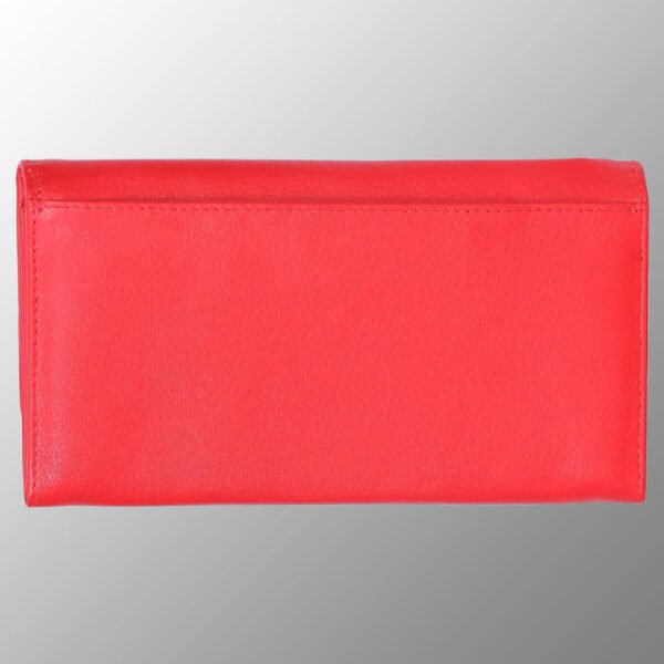 design and buy custom embossed nappa leather purse with multiple card and currency slots