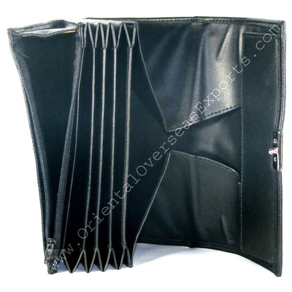 Custom Embossed Leather Waiters Purse