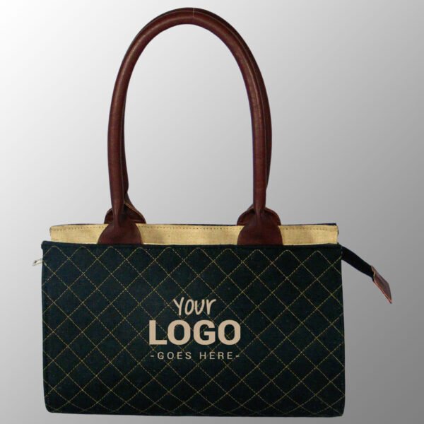 Elegant Looking Quilted Juco (Jute Cotton) Handbag