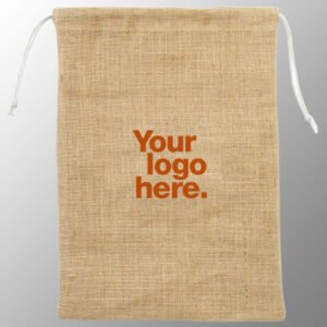 Jute Drawstring Bread Banquet Bag