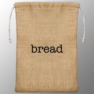 Jute Drawstring Bread Banquet Bag
