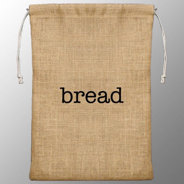 Jute Drawstring Bread Banquet Bag