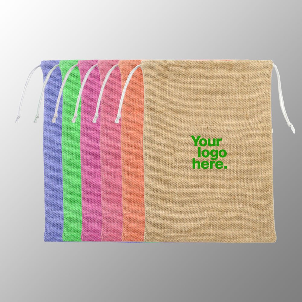 Jute Drawstring Bread Banquet Bag