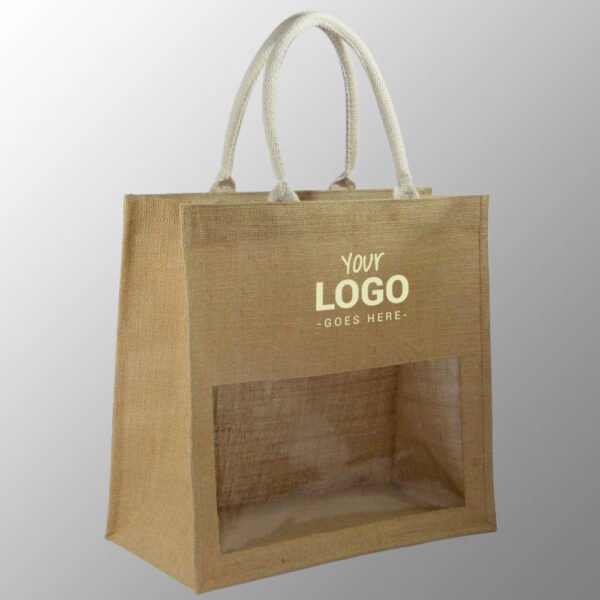 Elegant looking window jute bag