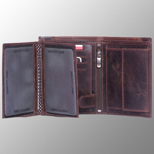 buy custom embossed crunch leather wallet with multiple card and currency slots along with coin pocket online at factory prices direct from manufacturers based in india