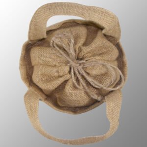 Jute Mini Drawstring Bag