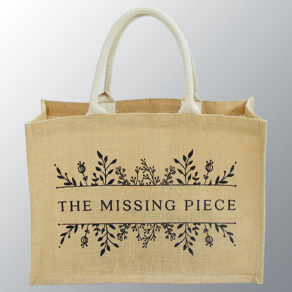 Natural Jute Bag With Cotton Web Handles