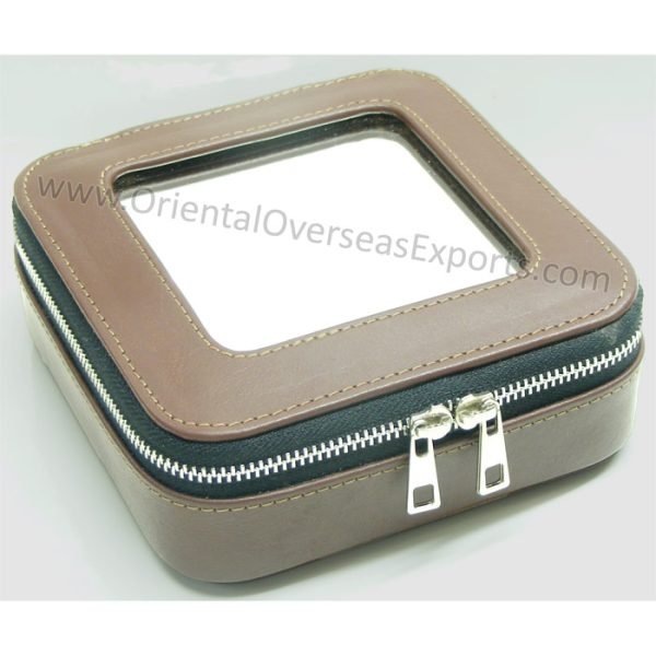 real leather luxury jewelry box
