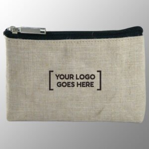 Silk Screen Printed Juco Toilet Bag