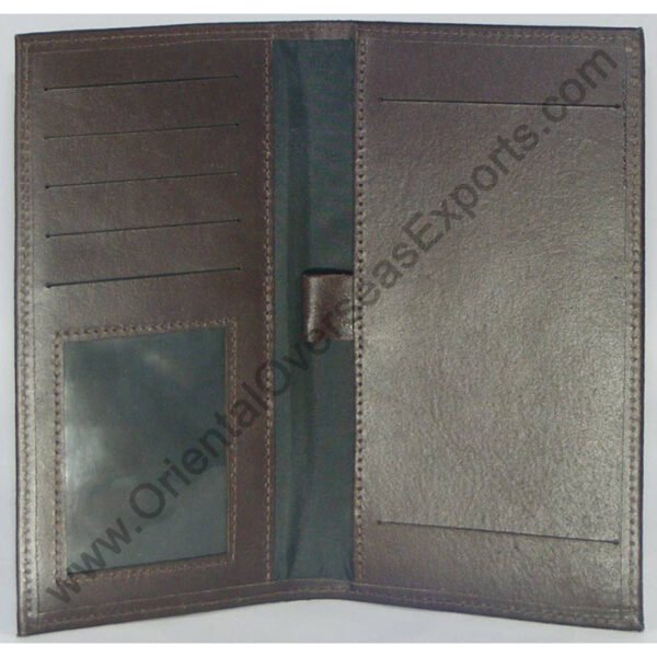 real leather checkbook cover