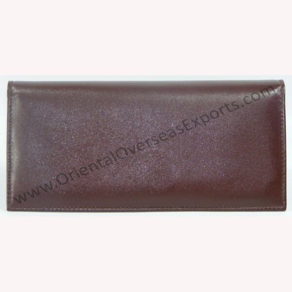 real leather checkbook cover