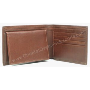 custom embossed real leather wallet