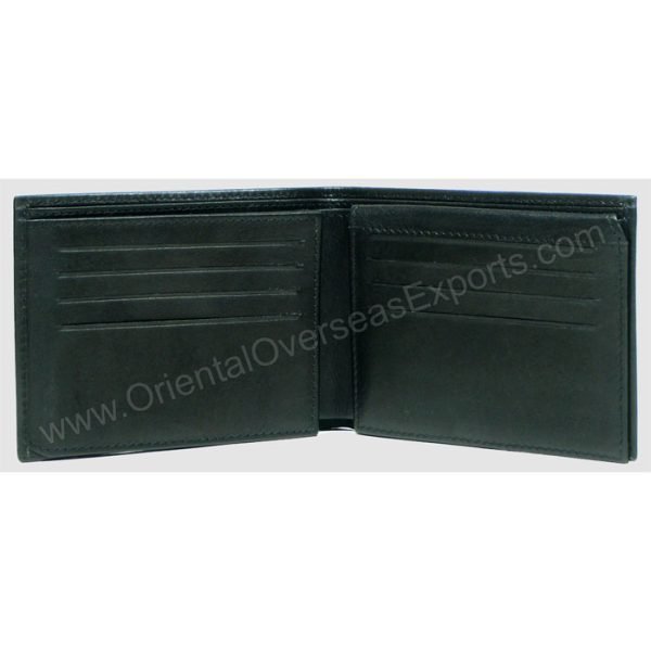 RFID protected leather wallet