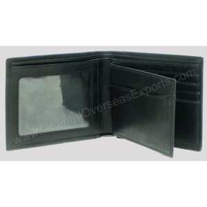 rfid protected leather wallet