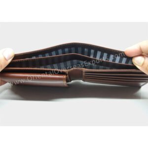 top view of - Real Leather Wallet # T1-333