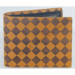 custom engraved leather wallet