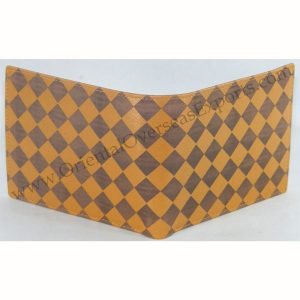 custom engraved leather wallet