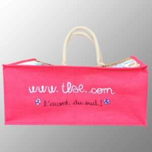 Multi Color Printed Luxury Jute Bag