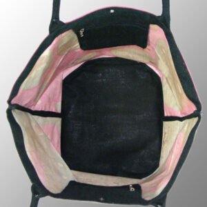 Printed Round Bottom Jute Bag