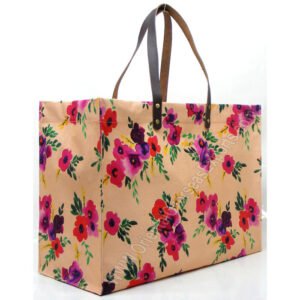 Multi Color Digitally Printed Canvas Bag