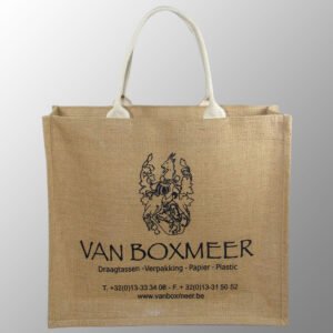 Printed Reusable Jute Promotion Bag