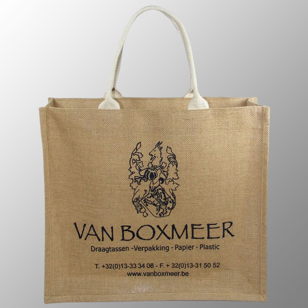 Printed Reusable Jute Promotion Bag