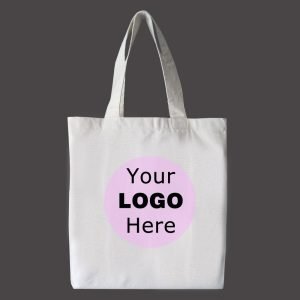 6 Ounce – 168 GSM Natural Canvas Tote Bag