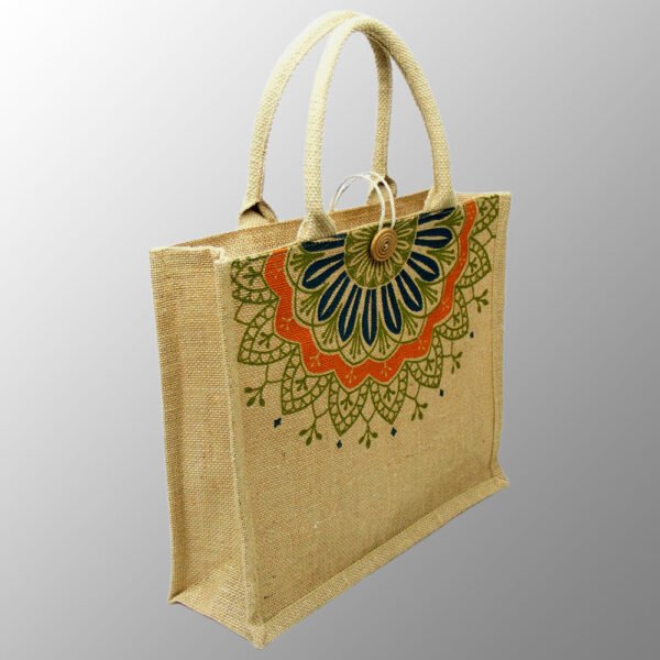 Printed Jute Bag Wedding Bag By Oriental