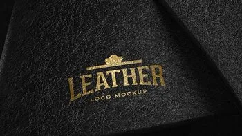 example of a foil embossed leather