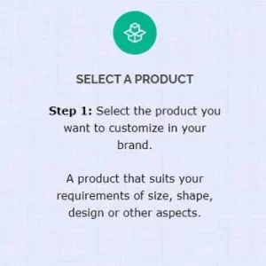 Step 1 - Select a Product