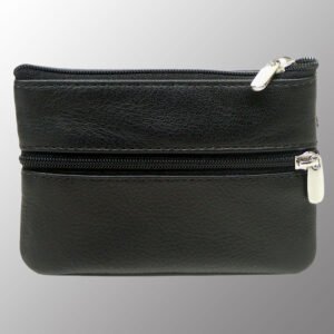 Real Leather Keychain Zip Pouch