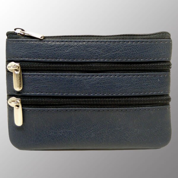 Real Leather Keychain Zip Pouch