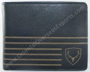 example of an engraved leather wallet