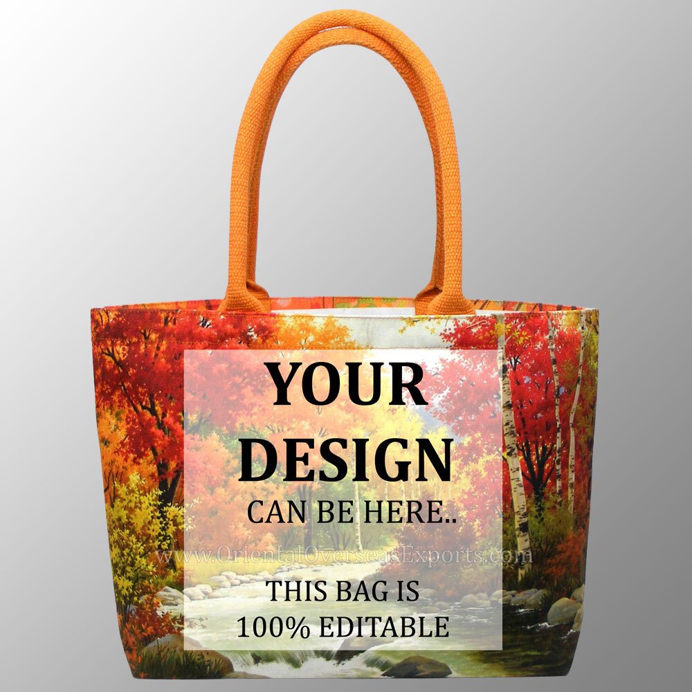 Full Color Digitally Printed Canvas Bag