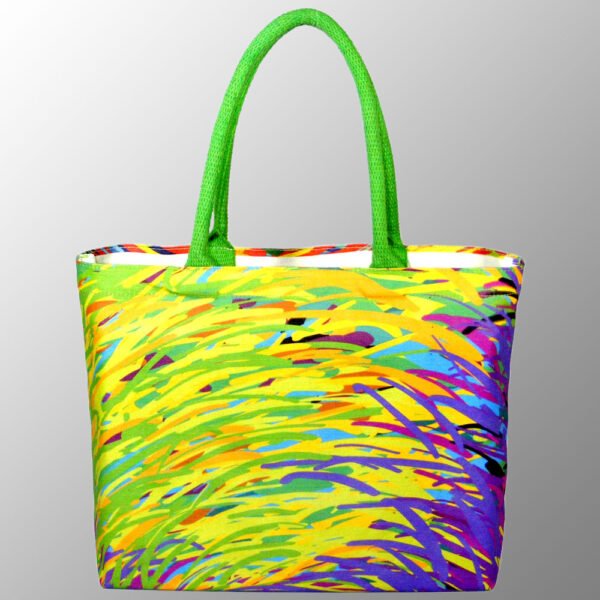 Digitally Printed Canvas Bag with Cotton Web Handles