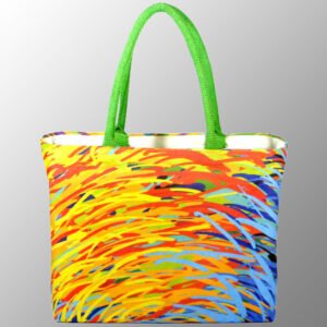 Digitally Printed Canvas Bag with Cotton Web Handles