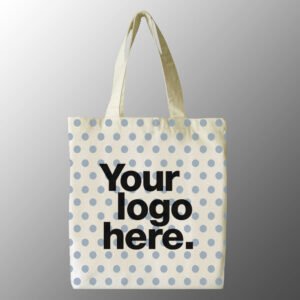 Canvas Tote Bag with logo print