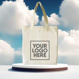 Canvas Tote Bag with logo print