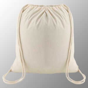 Large Canvas Drawstring Bag