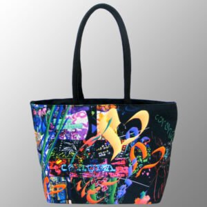 Multicolor Printed Laminated Canvas Bag