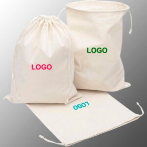 Cotton Canvas Double Drawstring Dust Bag