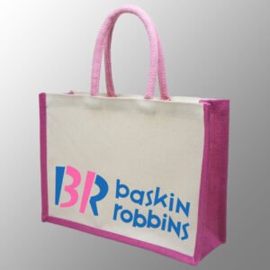 Canvas and Jute Shopping Bag
