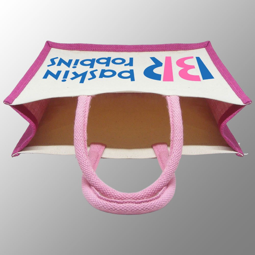 Canvas and Jute Shopping Bag