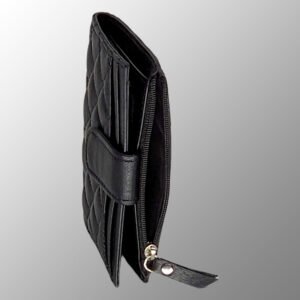 Quilted Leather Purse T4-577 made from Goat Leather