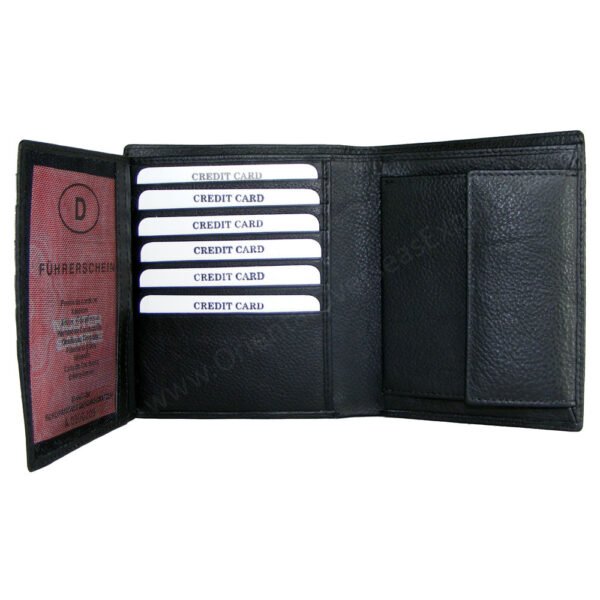 genuine leather card holder wallet