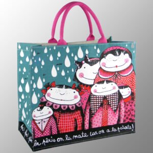 Multi Color Printed Jute Bag